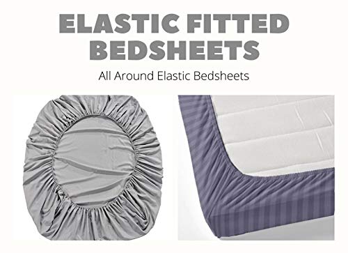 Premium Winter Fitted Bedsheet | Luxury Floral Printed Elastic Bedsheet with 2 Pillow Covers