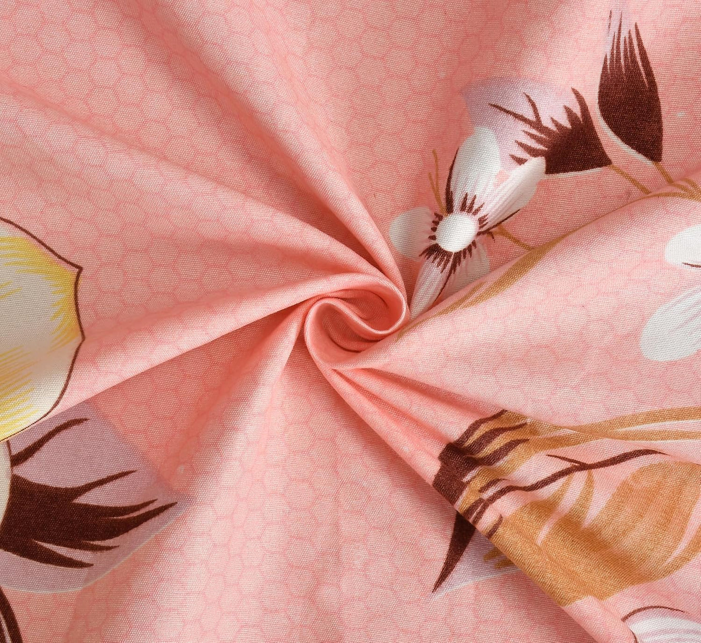 Cotton Blend Elastic Fitted King Bedsheet with 2 Pillow Covers (BUY1 GET1 FREE)