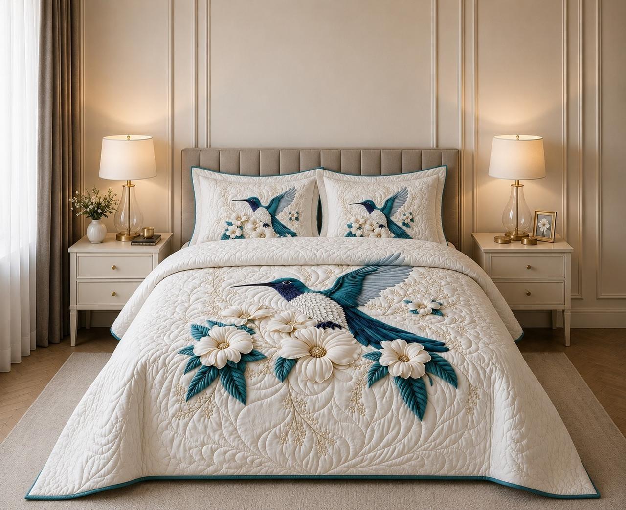 7D Bird With White Flower (BOGO)