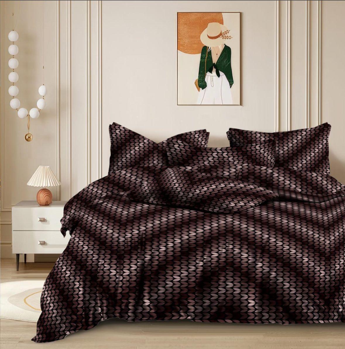 Premium Cotton Elastic Fitted King Size Bedsheet with 2 Pillow Covers (BUY1 GET1 FREE)