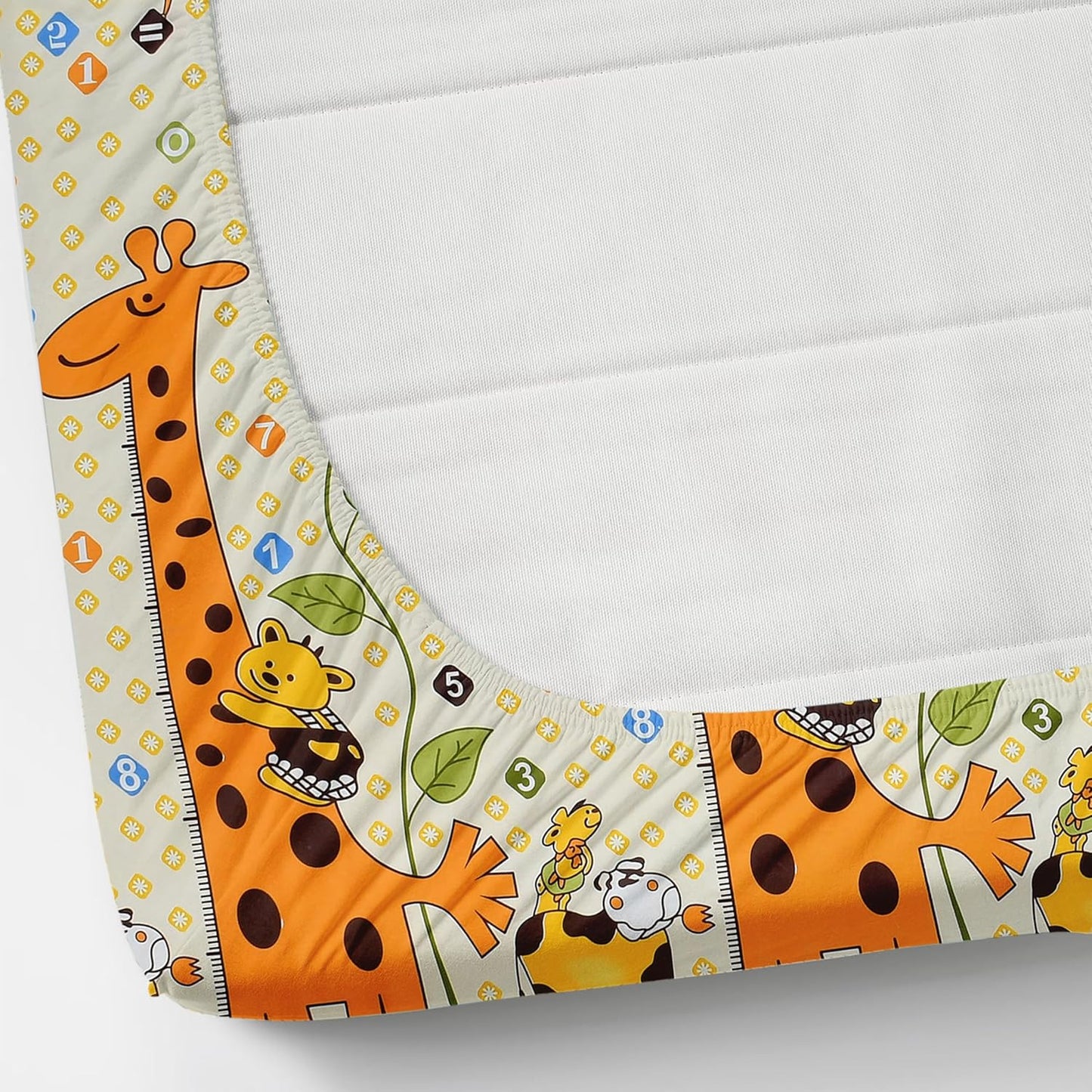 Cotton Blend Elastic Fitted King Bedsheet with 2 Pillow Covers (BUY1 GET1 FREE)