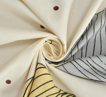 Cotton Blend Elastic Fitted King Bedsheet with 2 Pillow Covers (BUY1 GET1 FREE)