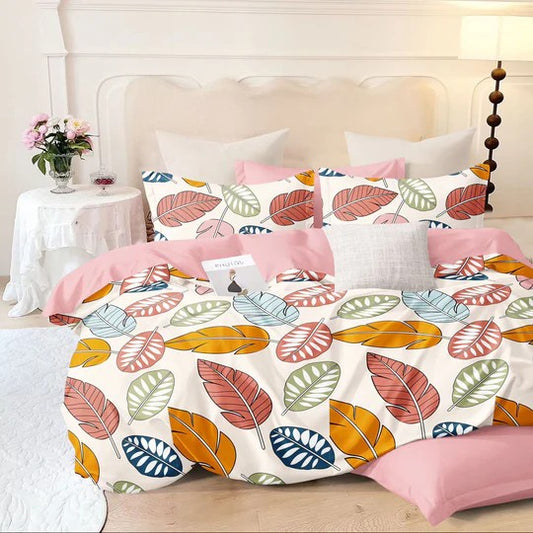 Daisy Garden – 210 TC Cotton Blend Bedsheet | King Size (BUY 1 GET 1 FREE)