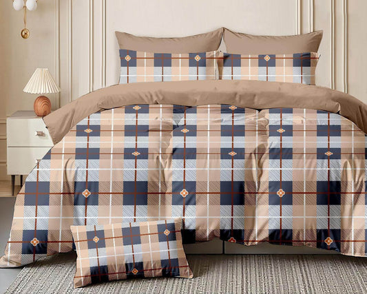 Moonshade Garden – 210 TC Cotton Blend Bedsheet | King Size (BUY 1 GET 1 FREE)