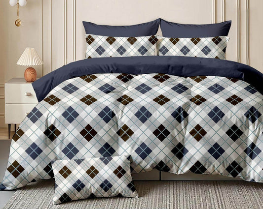 Urban Layers – 210 TC Cotton Blend Bedsheet | King Size (BUY 1 GET 1 FREE)