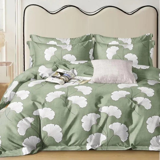 Floral Harmony – 210 TC King Size Bedsheet in Garden Tones (BUY 1 GET 1 FREE)