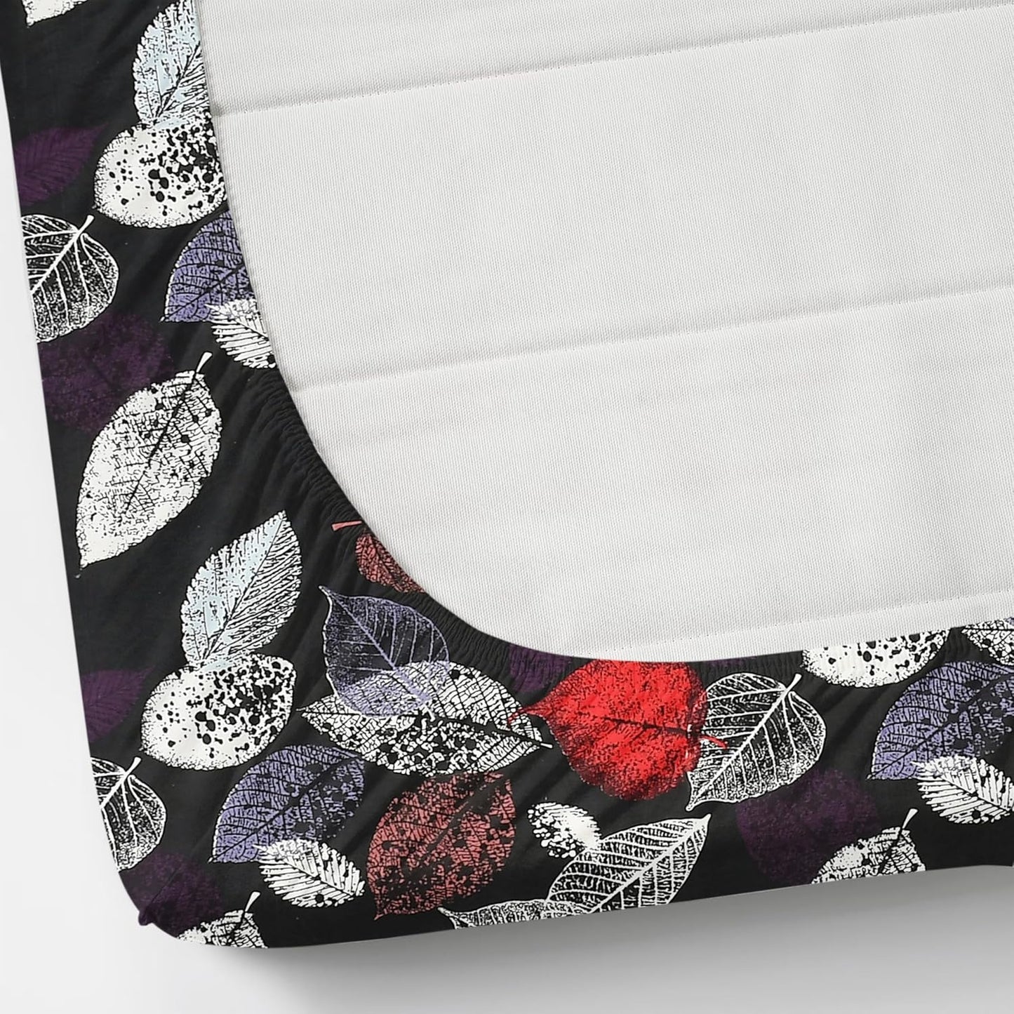 Premium Cotton Elastic Fitted King Size Bedsheet with 2 Pillow Covers (BUY1 GET1 FREE)