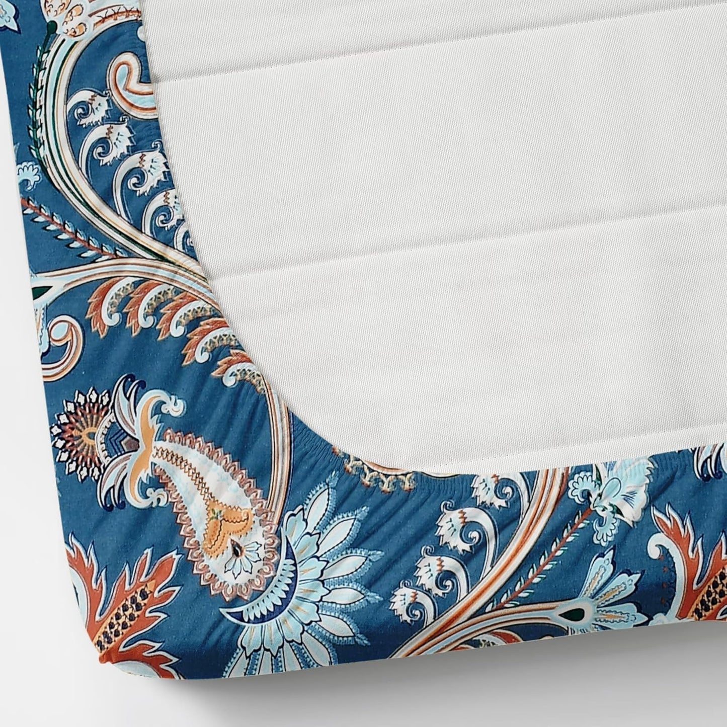 Cotton Blend Elastic Fitted King Bedsheet with 2 Pillow Covers (BUY1 GET1 FREE)