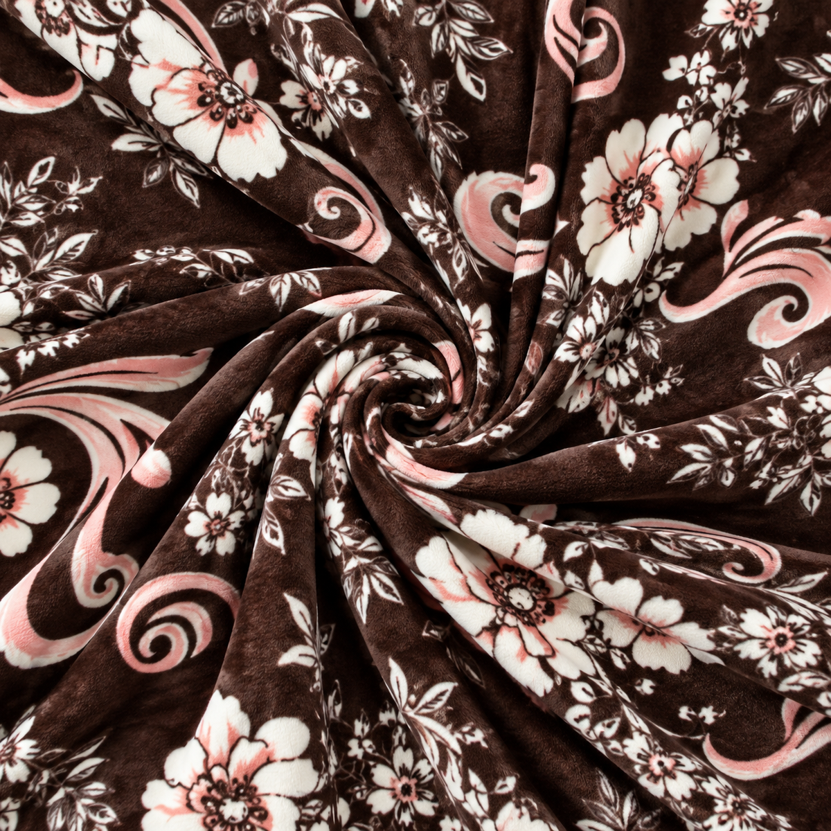 Premium Winter Fitted Bedsheet | Floral Printed Elastic Fitted Bedsheet with 2 Pillow Covers