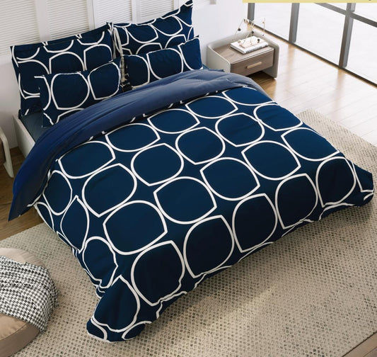 Premium Cotton Elastic Fitted King Size Bedsheet with 2 Pillow Covers (BUY1 GET1 FREE)