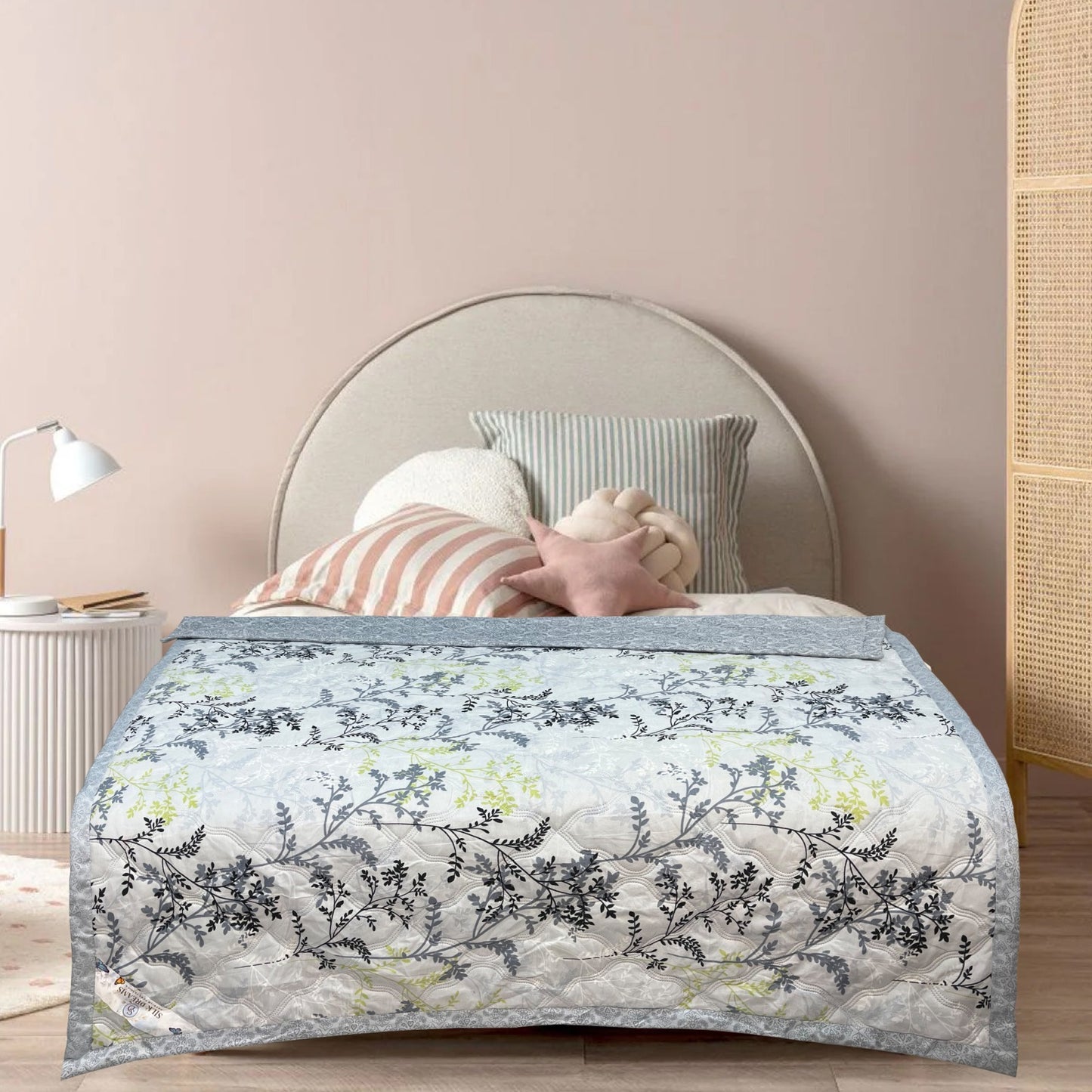 Silver Leaf Comforter