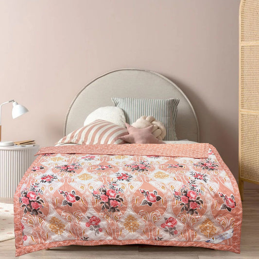 Rosy Garden 180 GSM AC Room Reversible Double Bed Comforter