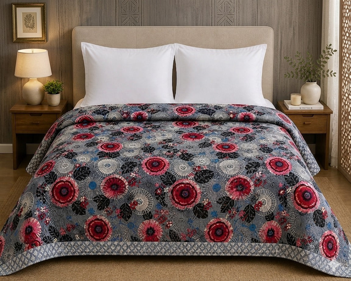 Bloom Signature 180 GSM AC Room Reversible Double Bed Comforter