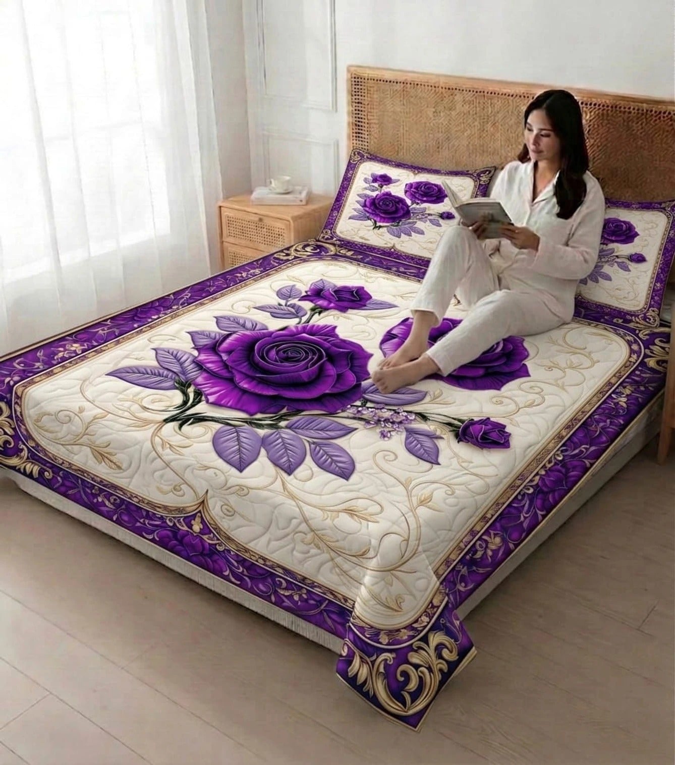 7D Bright Purple Rose (BOGO)