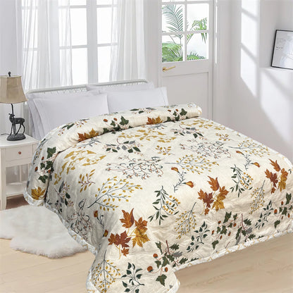 Leaf Aura 180 GSM AC Room Reversible Double Bed Comforter