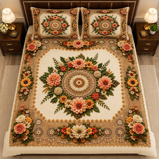 7D Vintage Floral Mandala (BOGO)