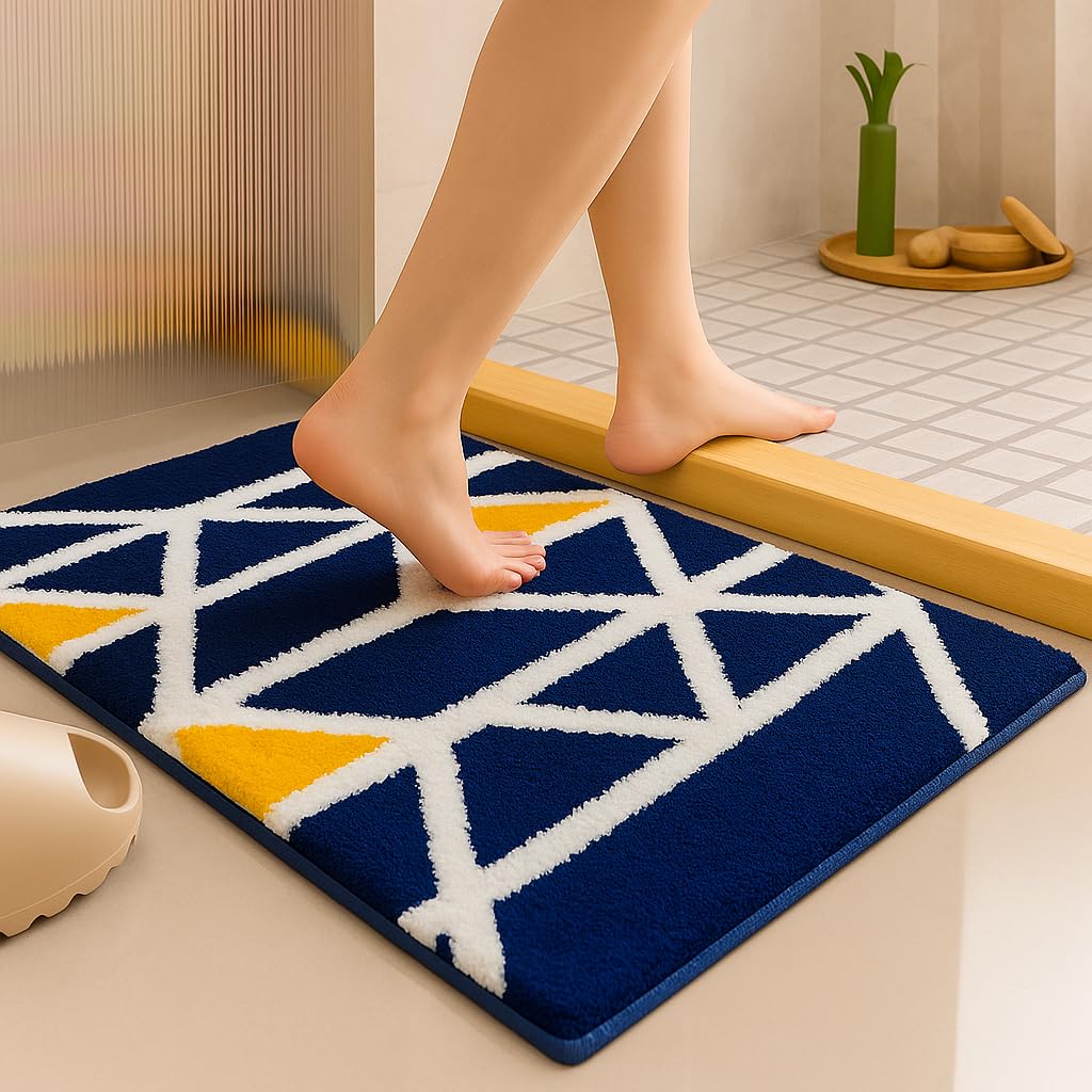 Modern Matrix - Anti-Slip Microfibre Doormat (40x60 cm)