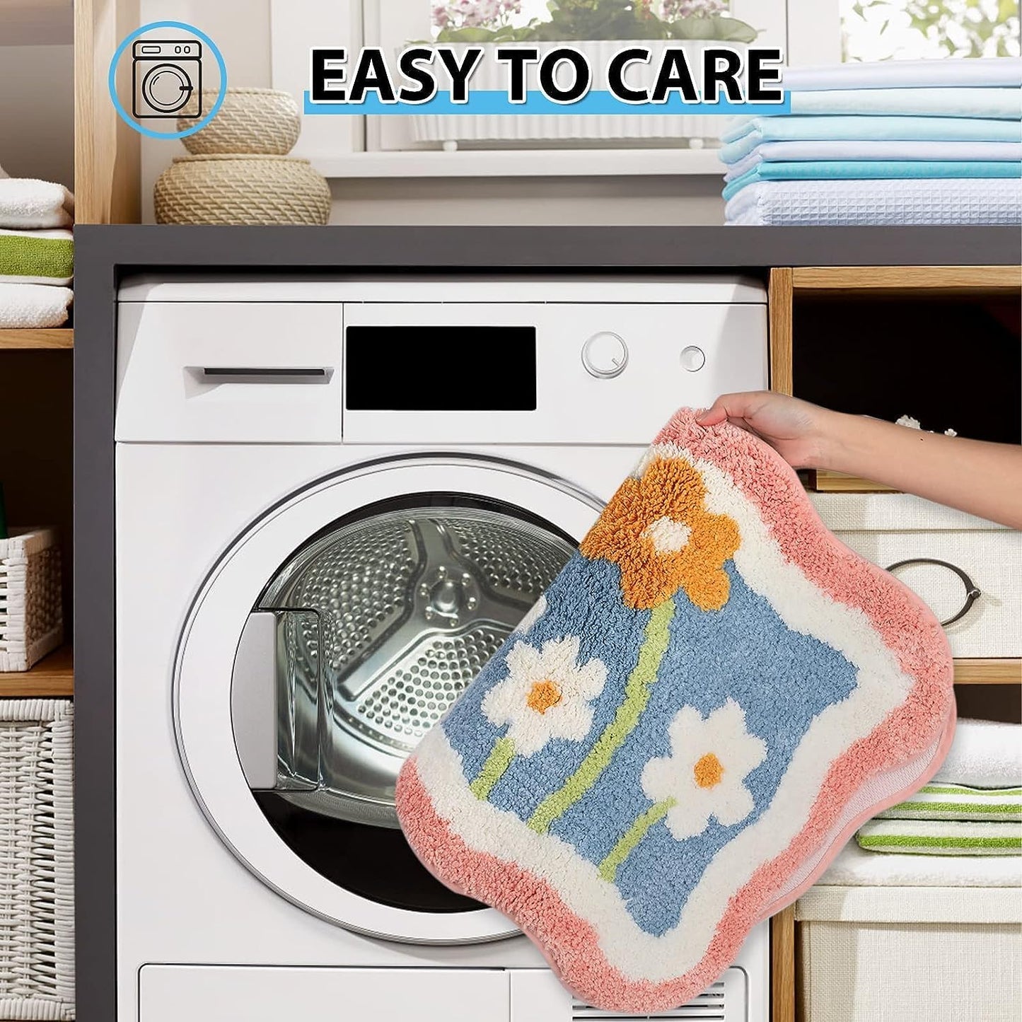 Sunset Petals - Anti-Slip Microfibre Doormat (40x60 cm)