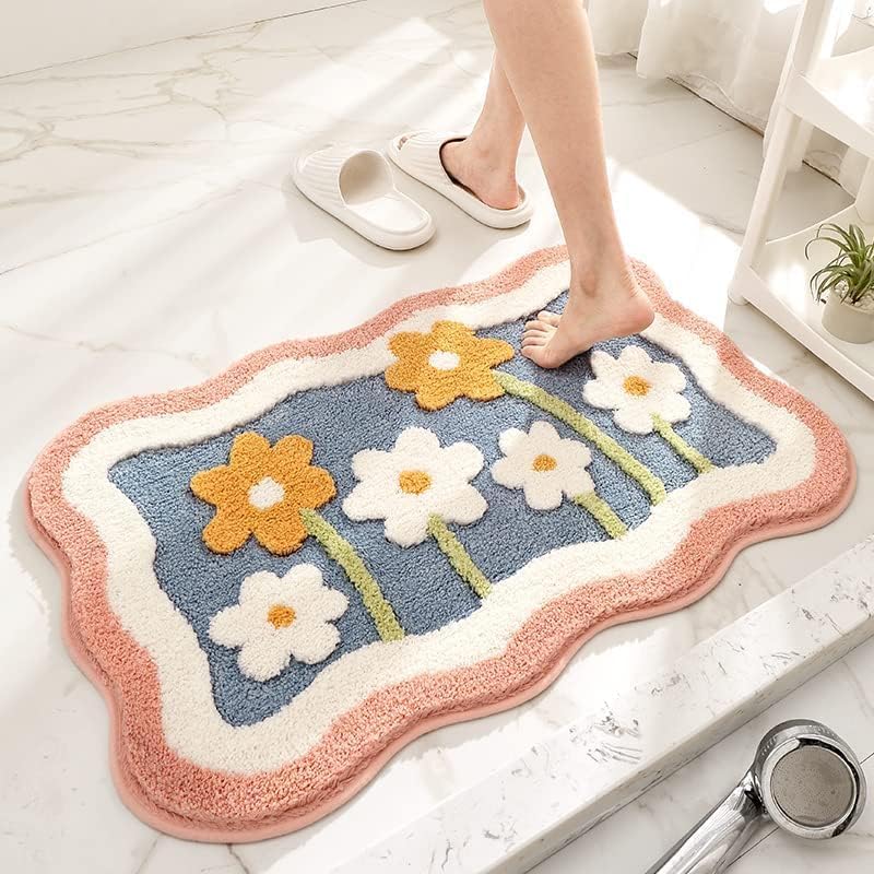 Sunset Petals - Anti-Slip Microfibre Doormat (40x60 cm)