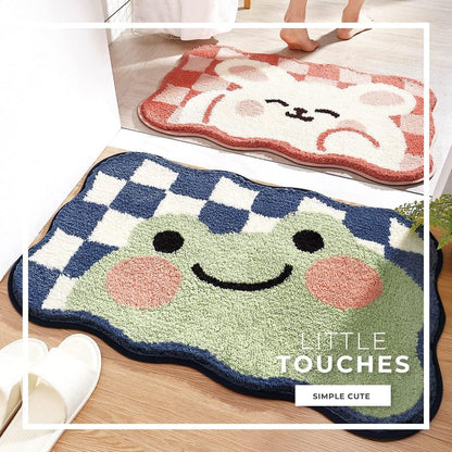 Cute Frog - Anti-Slip Microfibre Doormat (40x60 cm)