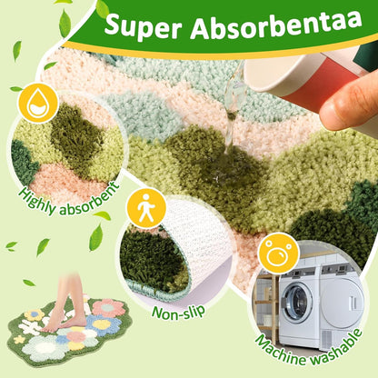 Happy - Anti-Slip Microfibre Doormat (40x60 cm)