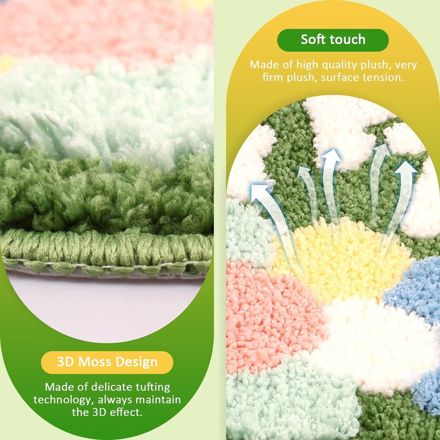 Happy - Anti-Slip Microfibre Doormat (40x60 cm)