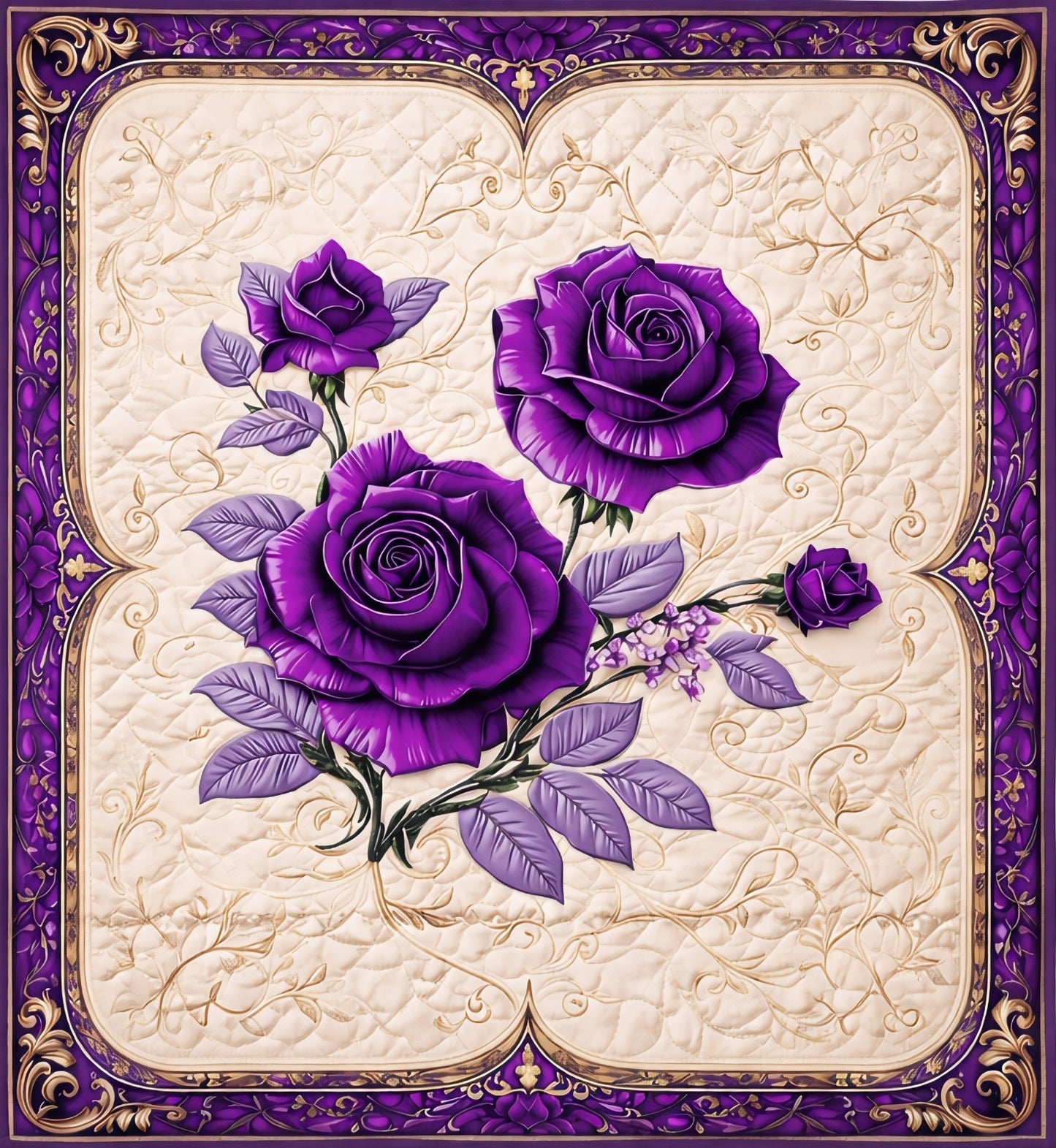 7D Bright Purple Rose (BOGO)