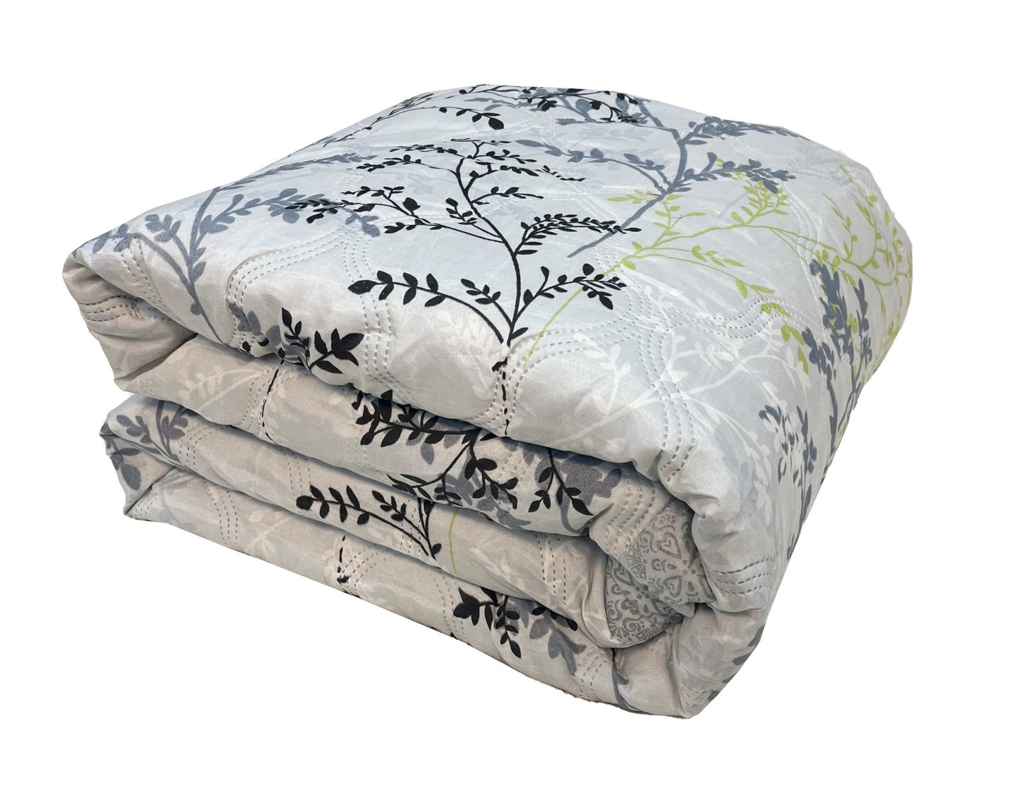 Silver Leaf 180 GSM AC Room Reversible Double Bed Comforter