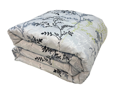 Silver Leaf 180 GSM AC Room Reversible Double Bed Comforter