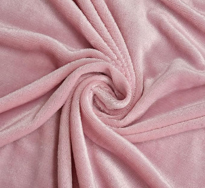 Winter Solid Elastic Fitted King Bedsheet with 2 Pillow Covers